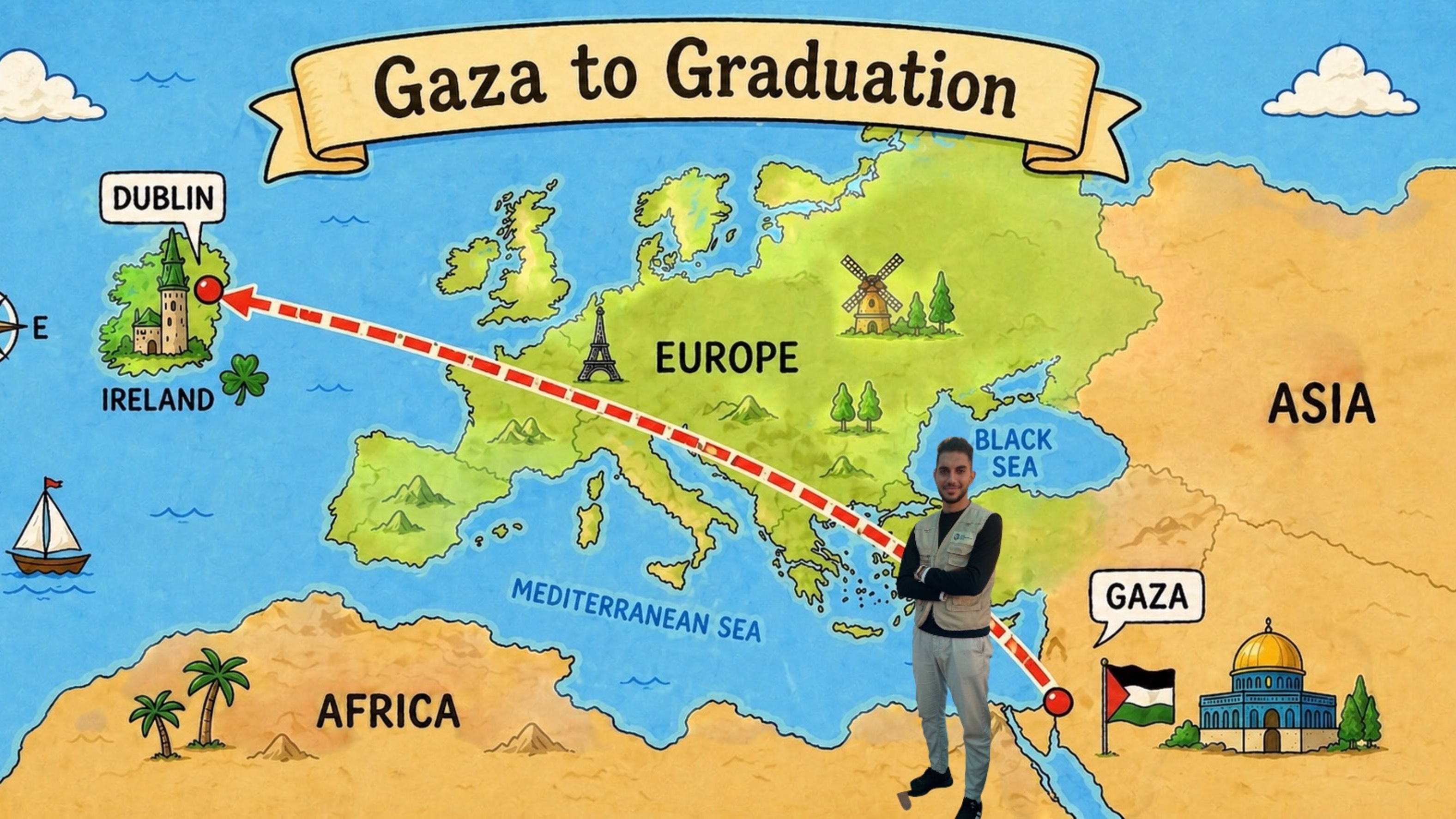 From Gaza to Graduation: Help Mohammed Reach University
