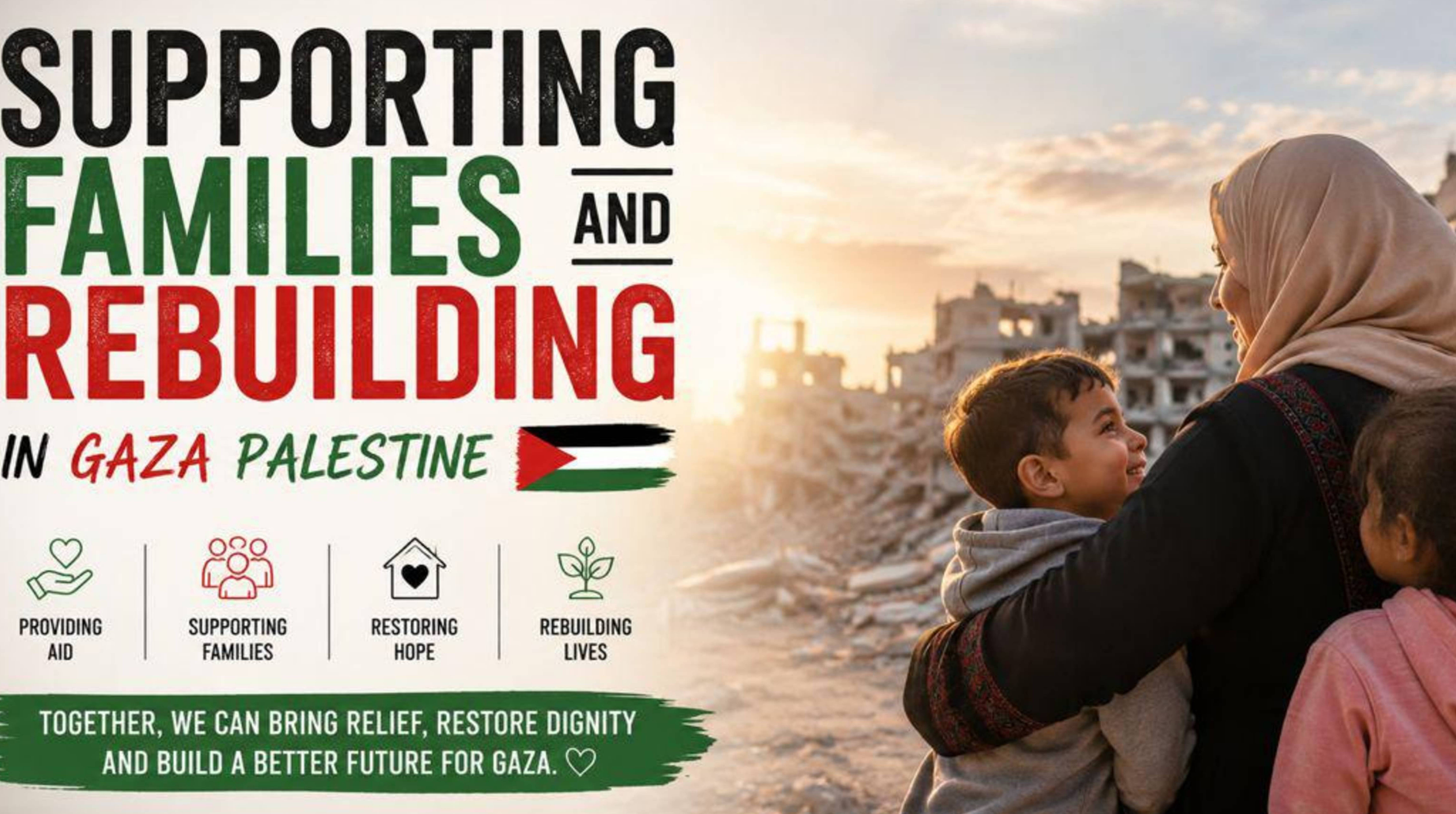 Supporting Families and residents in Gaza Palestine 🇵🇸