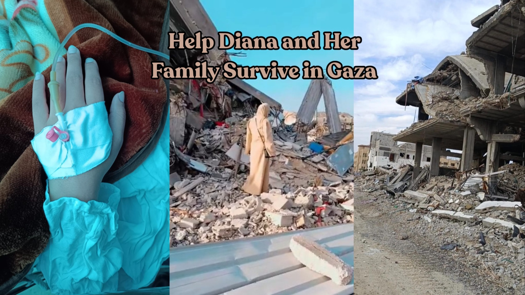 Diana and Her Family Lost Everything - Help Them Survive in Gaza