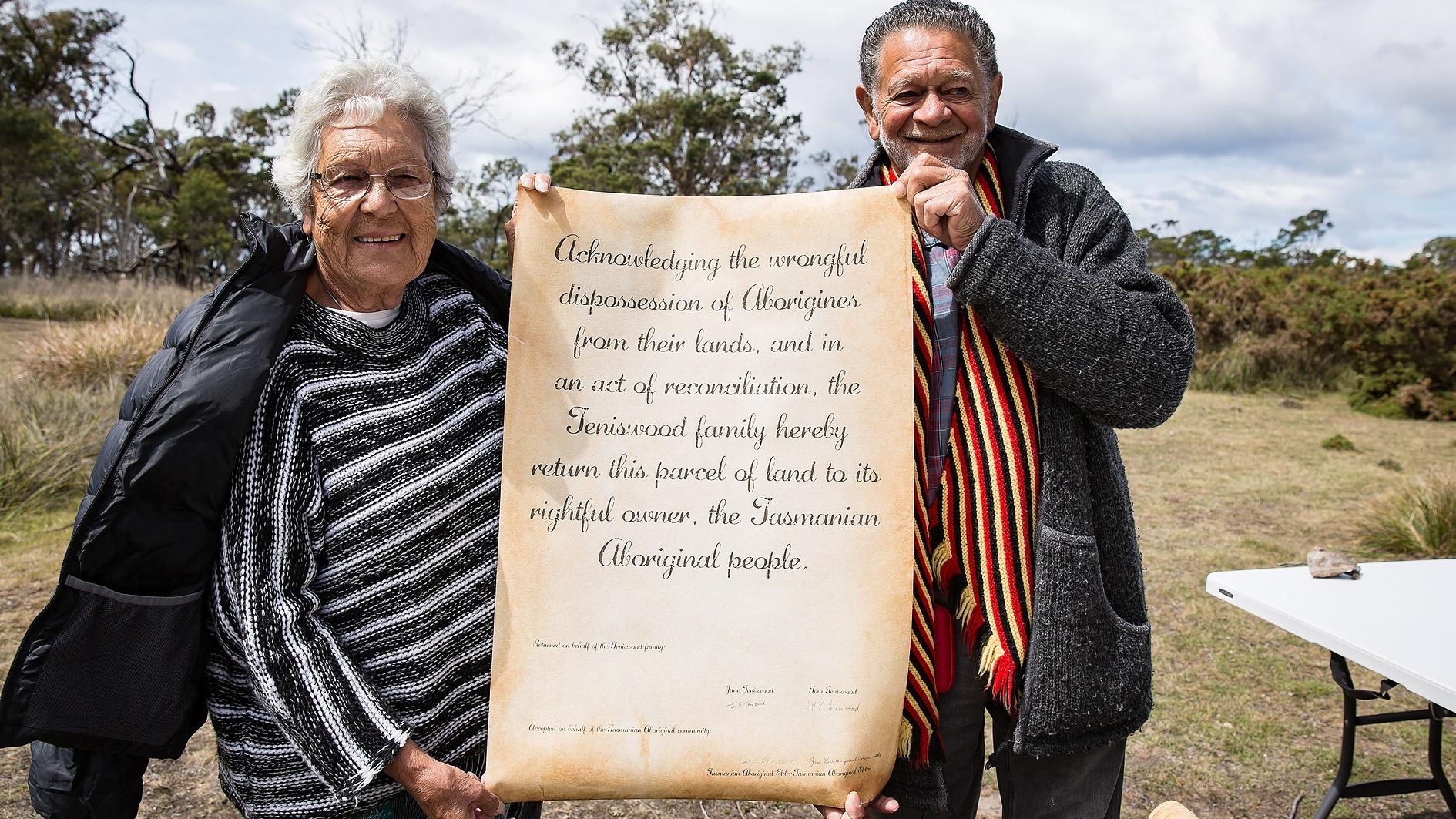 GIVING LAND BACK